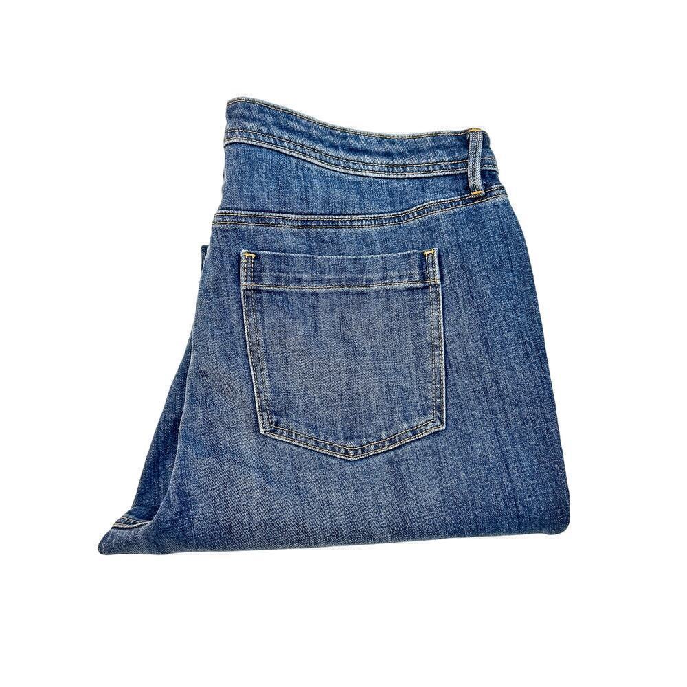 Talbots Denim Boot Crop Jeans Denim Medium Wash Size 16 Petite NWT